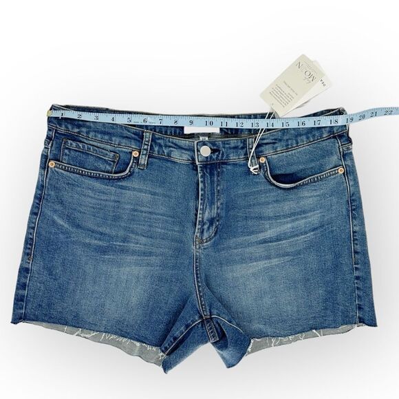 DEAR JOHN NWT Gigi High Rise Cutoff Denim Shorts in Surfliner Blue- size 33 - Picture 9 of 11